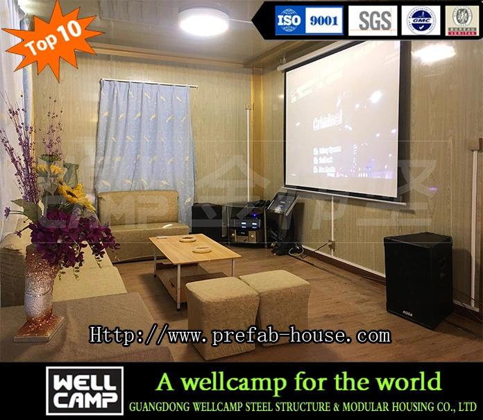 Prefab House Portable Container House Luxury Steel Garden Light Villa