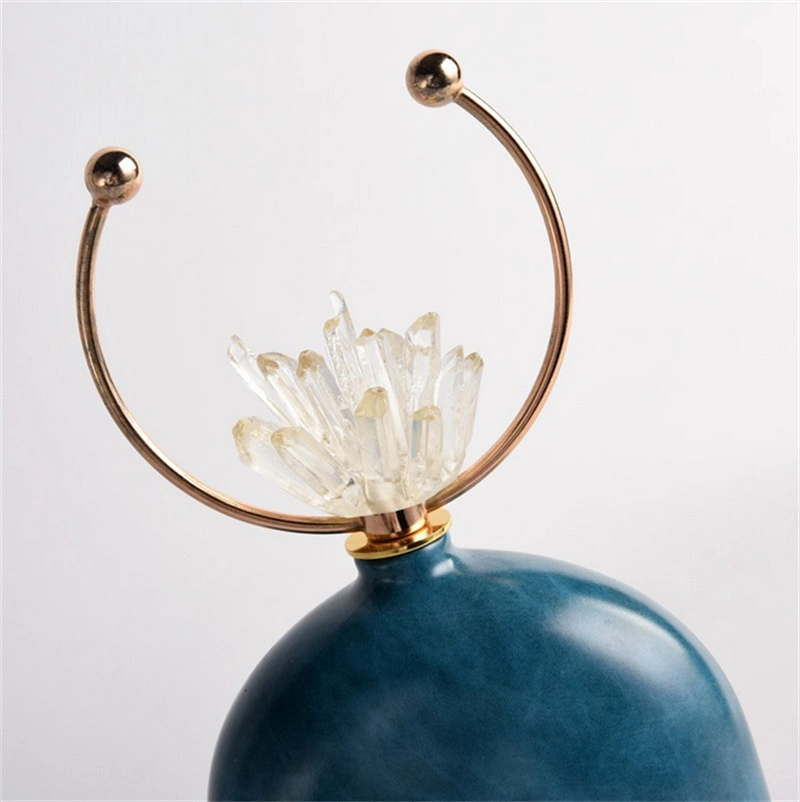 Modern Simple Ceramic Decoration Light Luxury Living Room Porch Cabinet U-Type Home Accessories