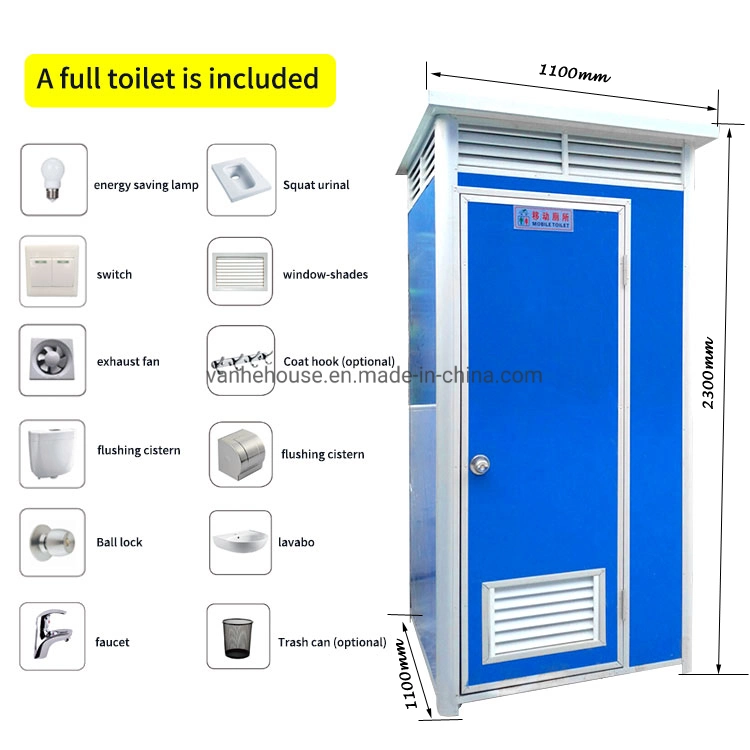 Luxury Mobile Movable Portable Toilet Cabin Manufacturer
