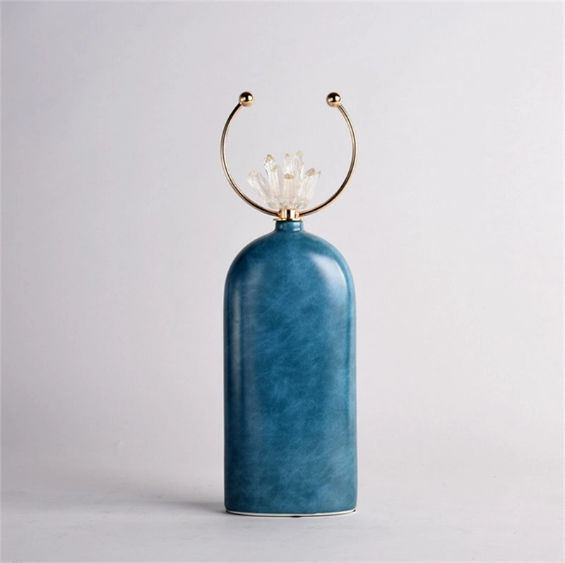 Modern Simple Ceramic Decoration Light Luxury Living Room Porch Cabinet U-Type Home Accessories