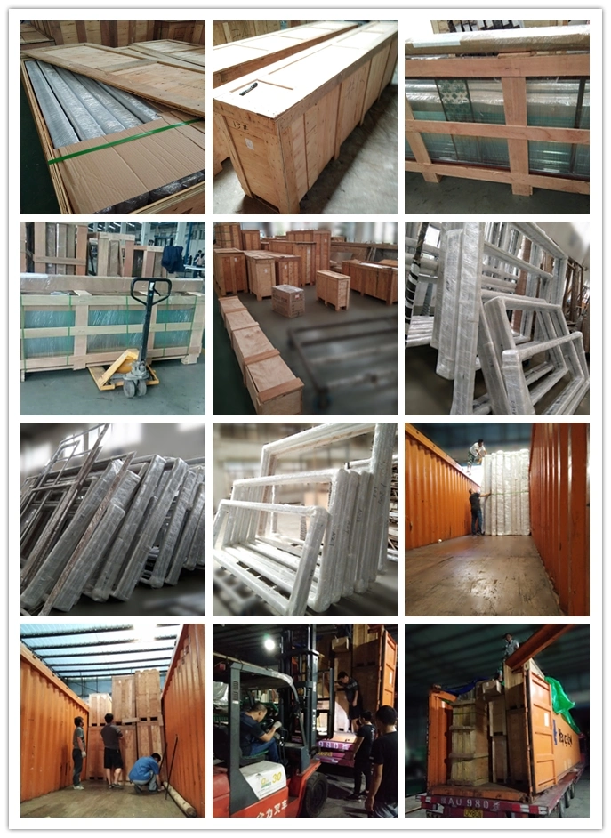 High-Performance Structure Double Glass Insulated Aluminium Hung Window