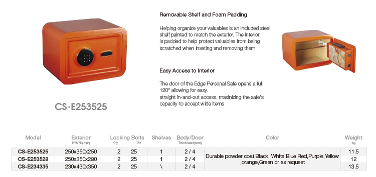Aipu Electronic Safe CD-Fp234335/ Home & Office Safe Box/Personal Security Storage Box