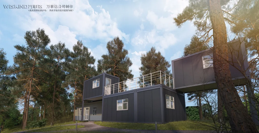 Container Home Movable Prefabricated House for Villa, Office, Public Toilet Container House Movable Prefab House