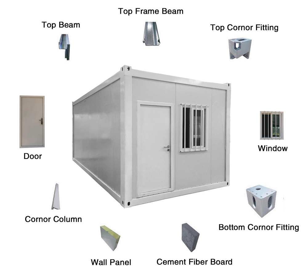 Easy Install New Design Office Container Moveable Homes