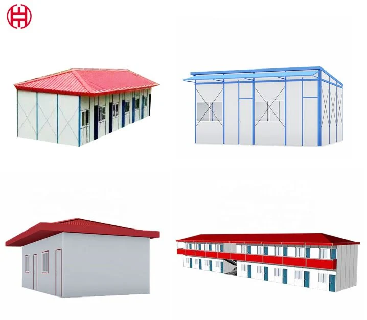 China Factory Price Steel Frame Sandwich Panel Modular Prefab House K Type for Construction Site