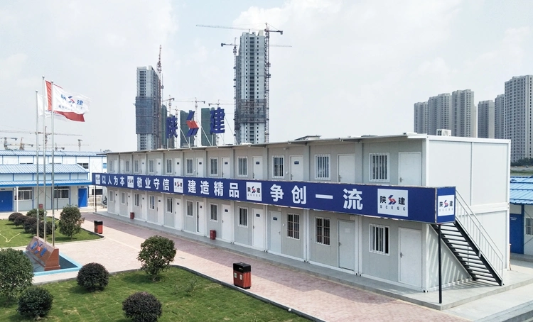 Low Cost Prefabricated Container Dormitory with Bathroom Labor Camp Office/ Dormitory Prefabricated Container House
