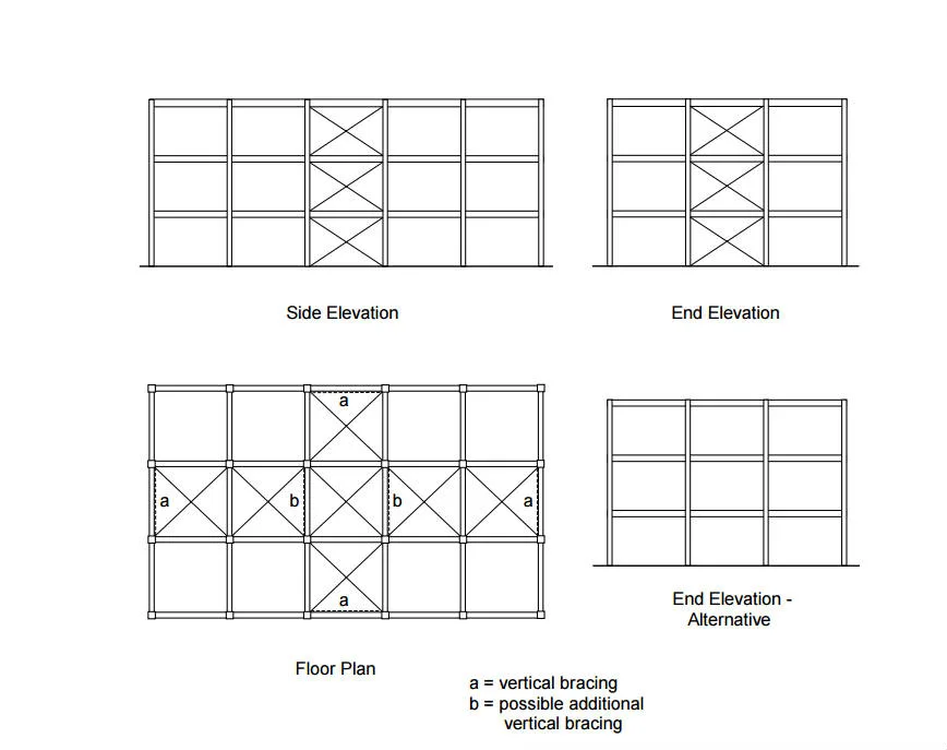 Metal Frame for Warehouse Garage Buildings