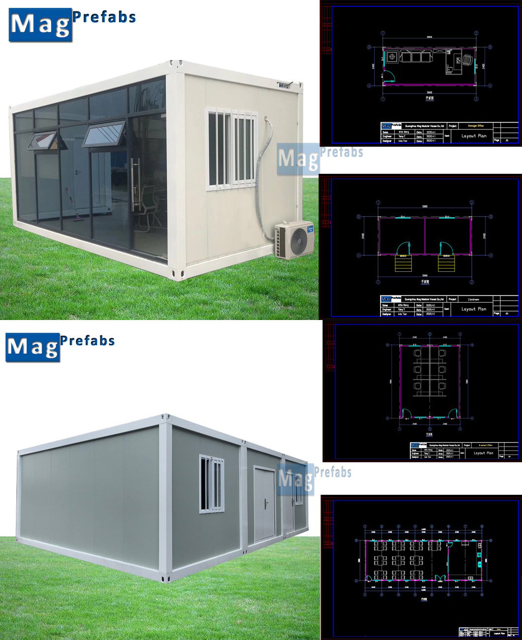 Flat Pack Modular Isolation Room Temporary Movable Prefabricated Container House
