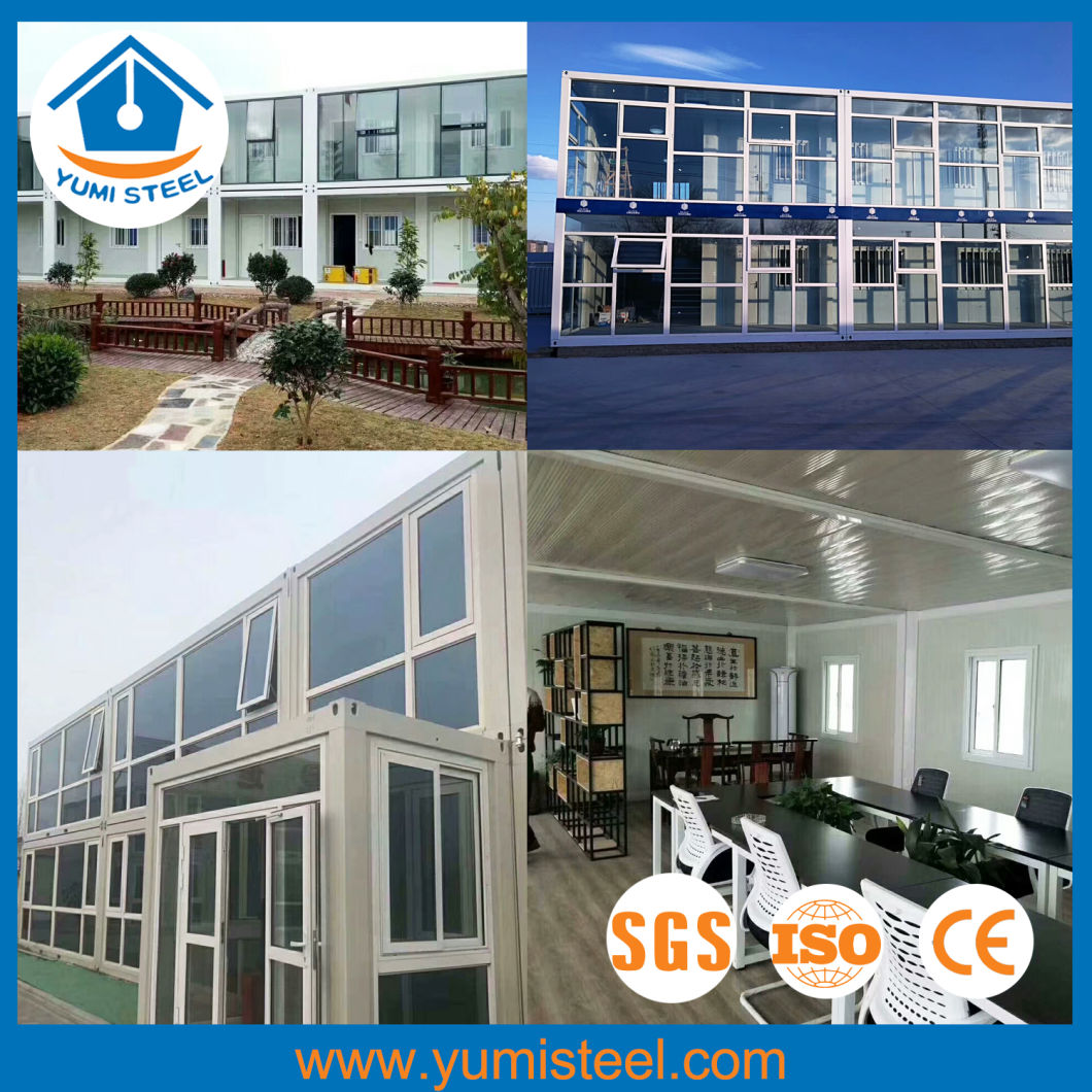 Two Story Modern Pre Fabricated Contemporary Container Homes for Buildings