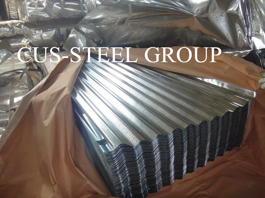 Curving Corrugated Galvanized Metal Sheet / Beautiful Zinc Steel Roofing Sheet for House