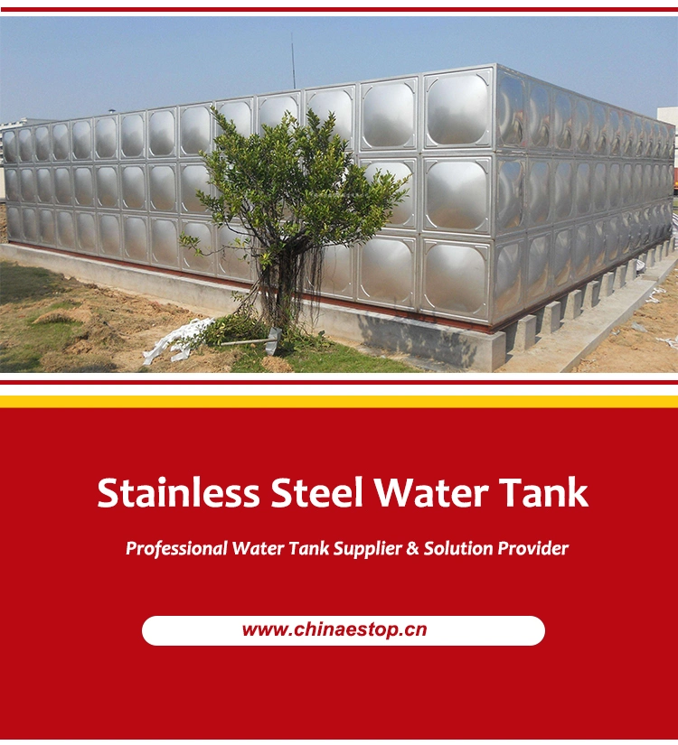 Tank Square Type Stainless Steel Water Tank Modular Panels/Ss Water Tank 1000 Liters