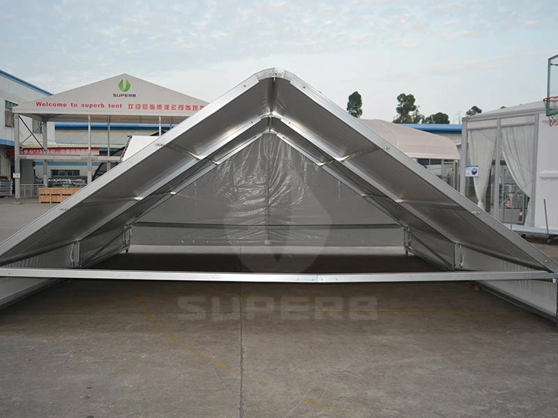 Outdoor Aluminum Frame Temporary Storage Tent Roof Shipping Container Canopy Shelter