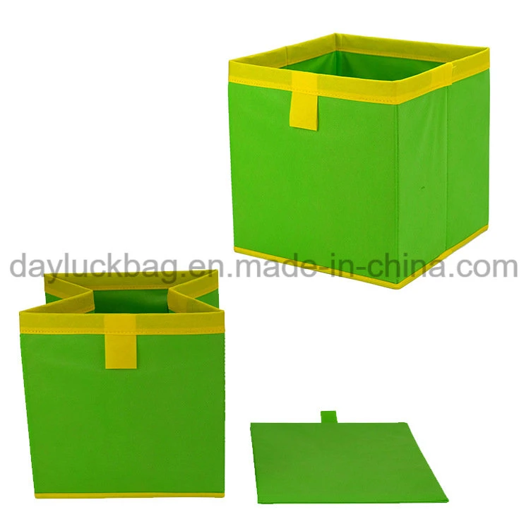 Fabric Decorative Living Box Home Foldable Clothes Storage Box Organizer