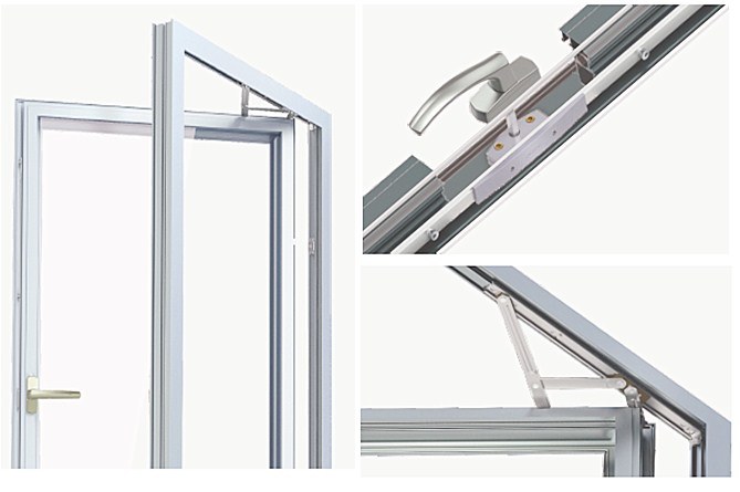 Firm in Structure Aluminum Casement Window with Modern Techniques