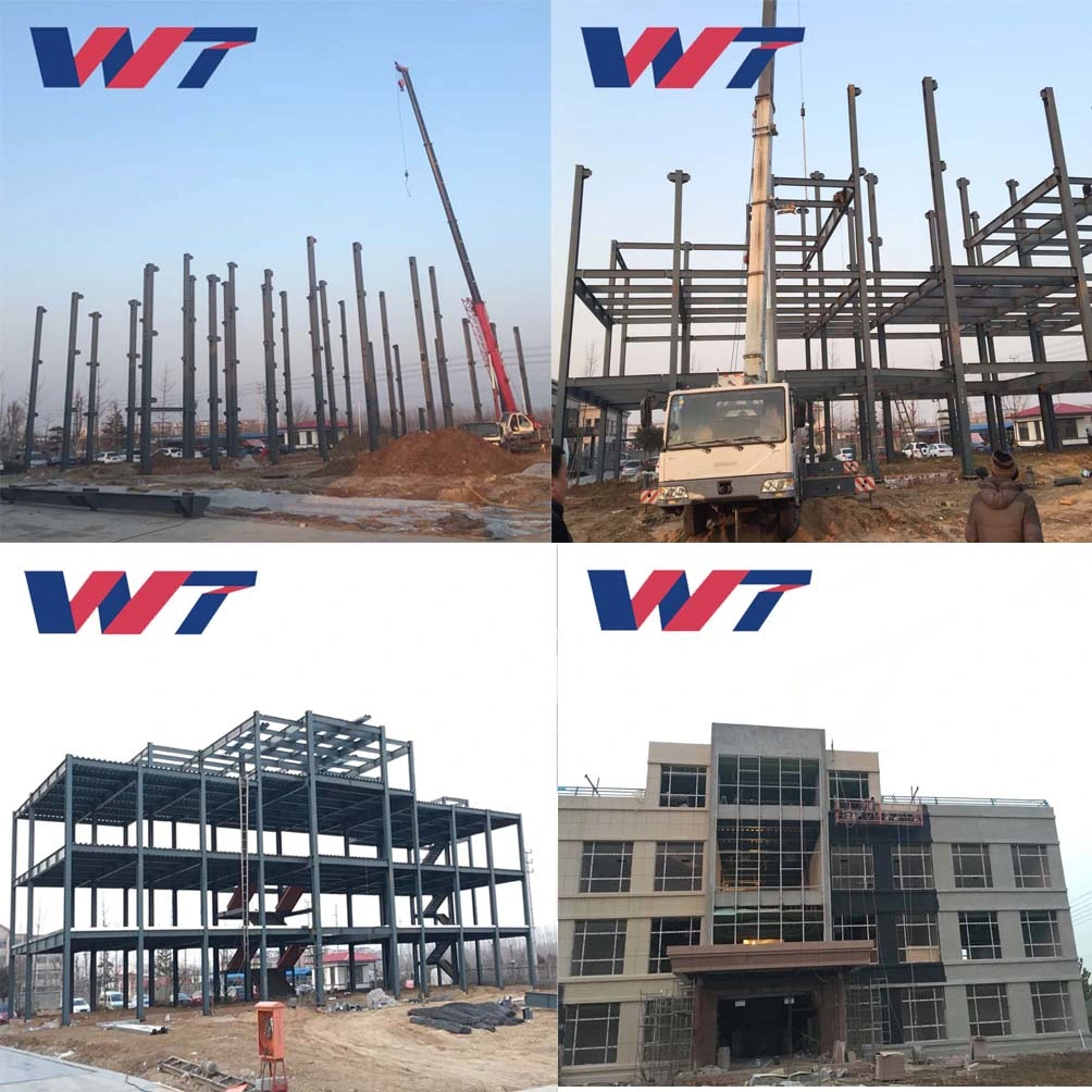 New Design Ready Made Steel Structure Commercial Building, Light Steel Structure Construction Hotel, Office and Hospital