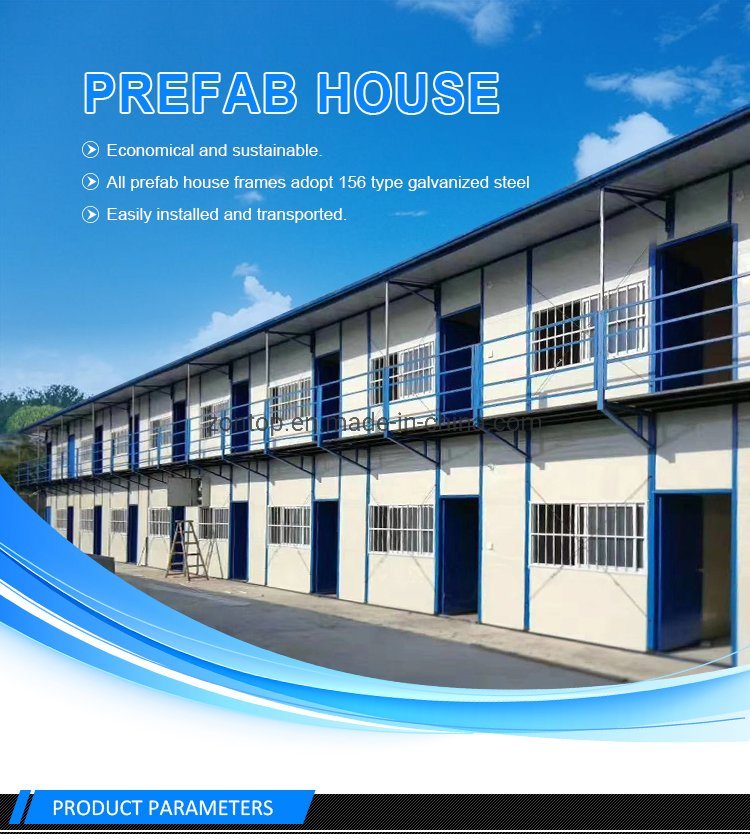 ISO Luxury 120m2 Prefab Two Bedroom House with Toilet