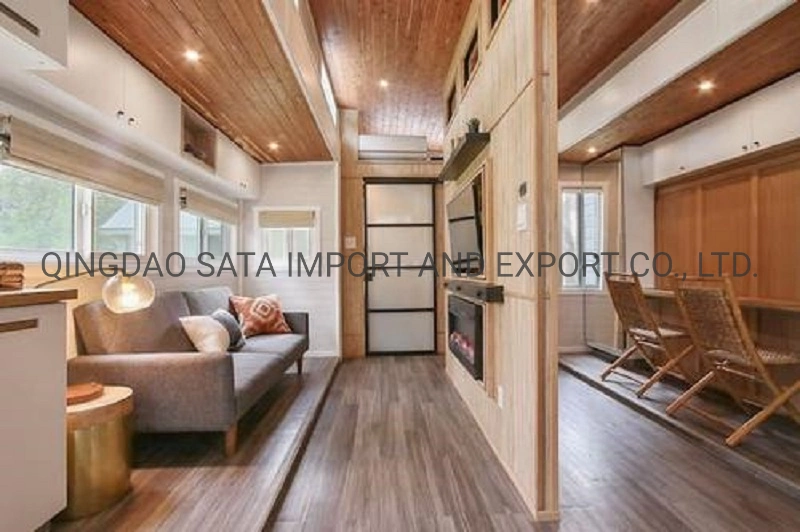 Simple Steel Frame Tiny House on Wheels Trailer Travel Home