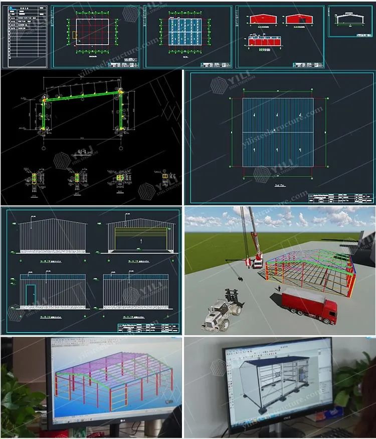 China Steel Structure Prefab Real Estate Plans Construction Steel Prefab Factory Buildings