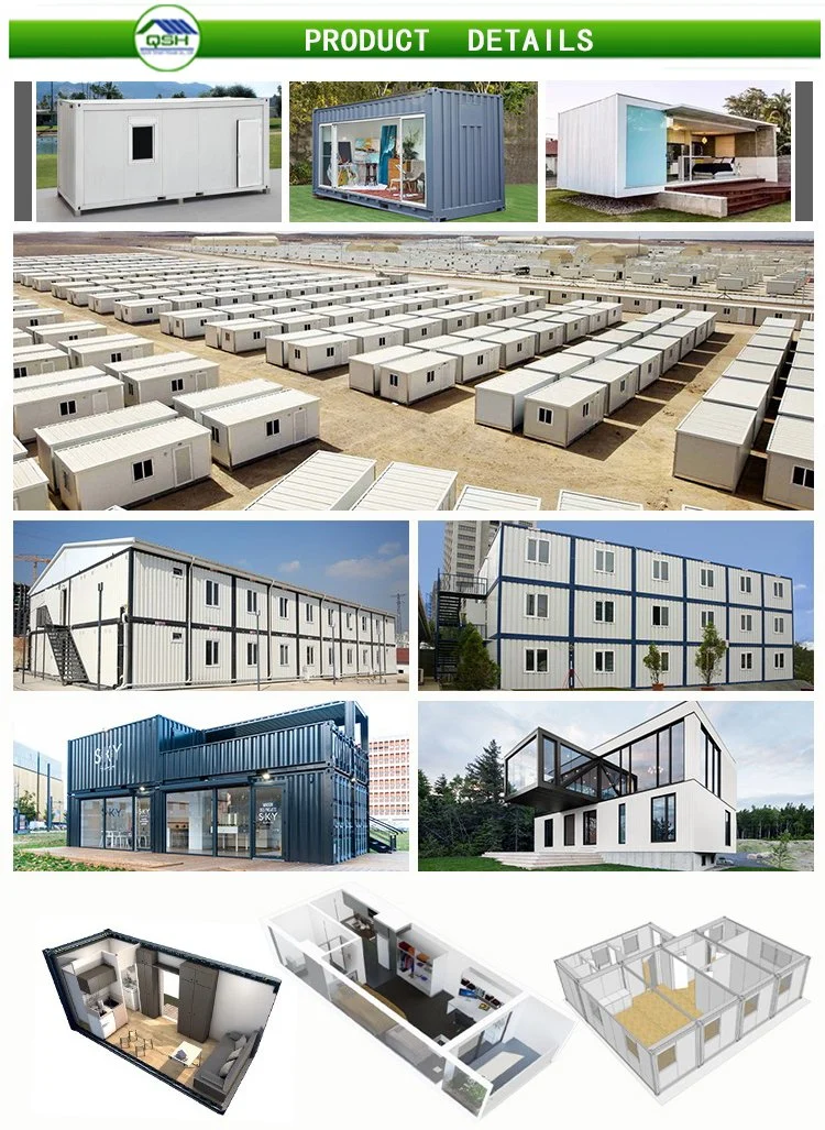 Flatpack Container Prefabricated/Ready Made House/Fabricated Container House with Bathroom/Kitchen/Bedroom