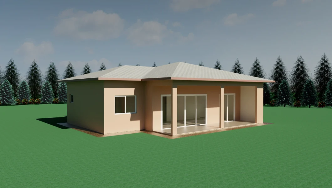 Lgs Frame Prefab Home with EPS Cement Sandwich Panels