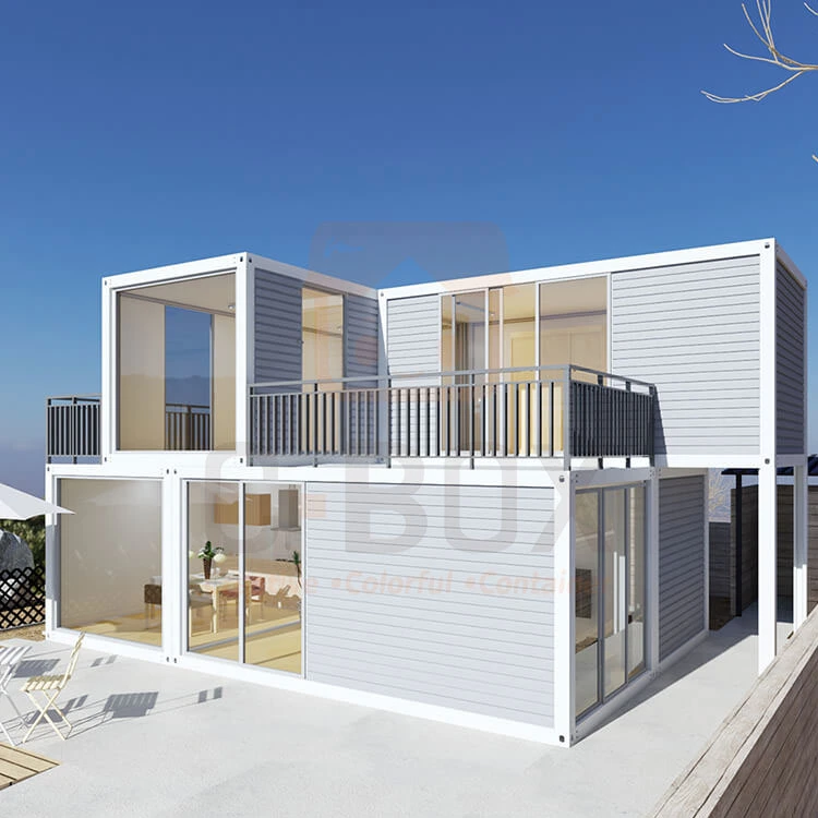 Cbox Modern Luxury Container Homes Hurricane Proof 40FT Prefab Houses