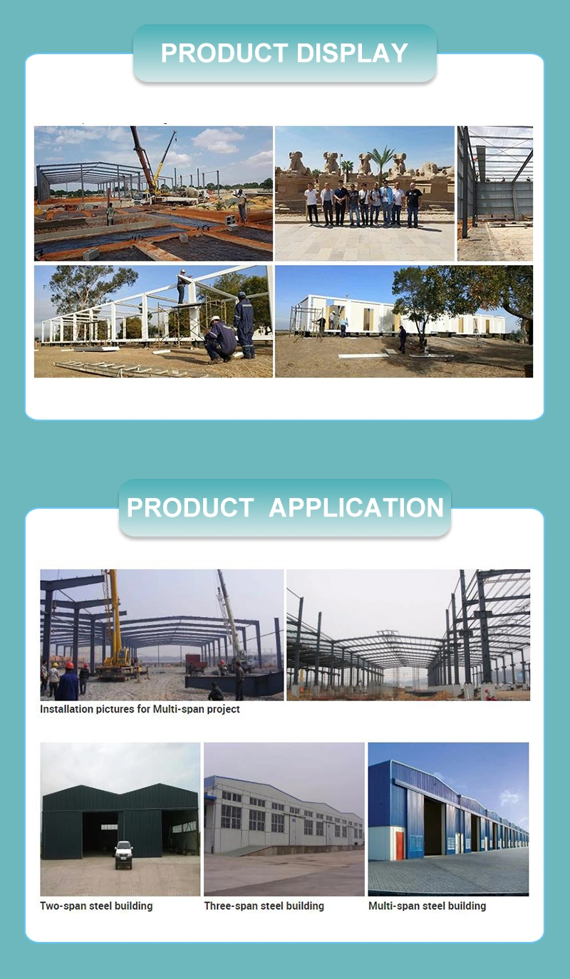 Metal Building Workshop Prefabricated Industrial Building Metal Steel Structure Workshop