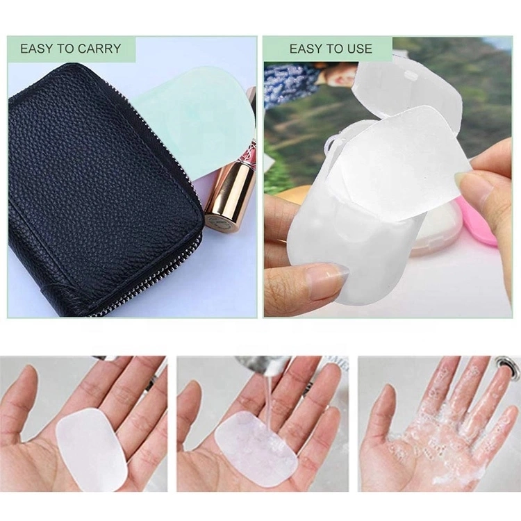 Newest Design Top Quality Mini Children Portable Disposable Toilet Paper Soap Paper Sheets