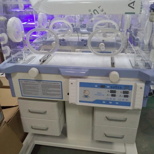 Cheap Hospital Medical Infant Radiant Warmer, Mobile Medical Phototherapy Unit Neonatal Baby Incubator Warmer Prices