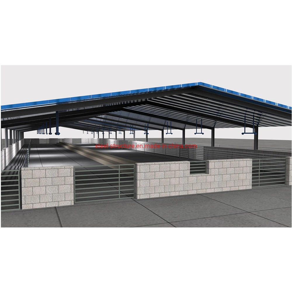 Pre Engineered Prefabricated Steel Structure Daily Farm Shed Cow Shed House