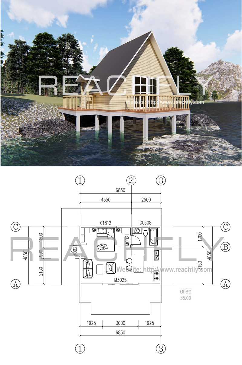 Good Design China Light Steel Prefab House / Ready Made House