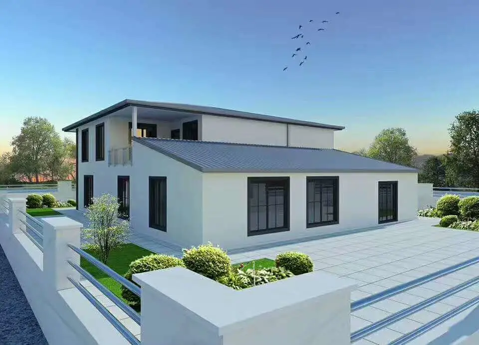 Light Steel House Prefabricated House Modular Light Steel House Light Steel Villa