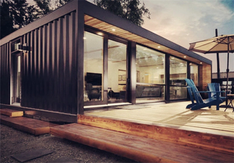 North America Duplex Loft Style Modular House Flat Pack Container Home Villa