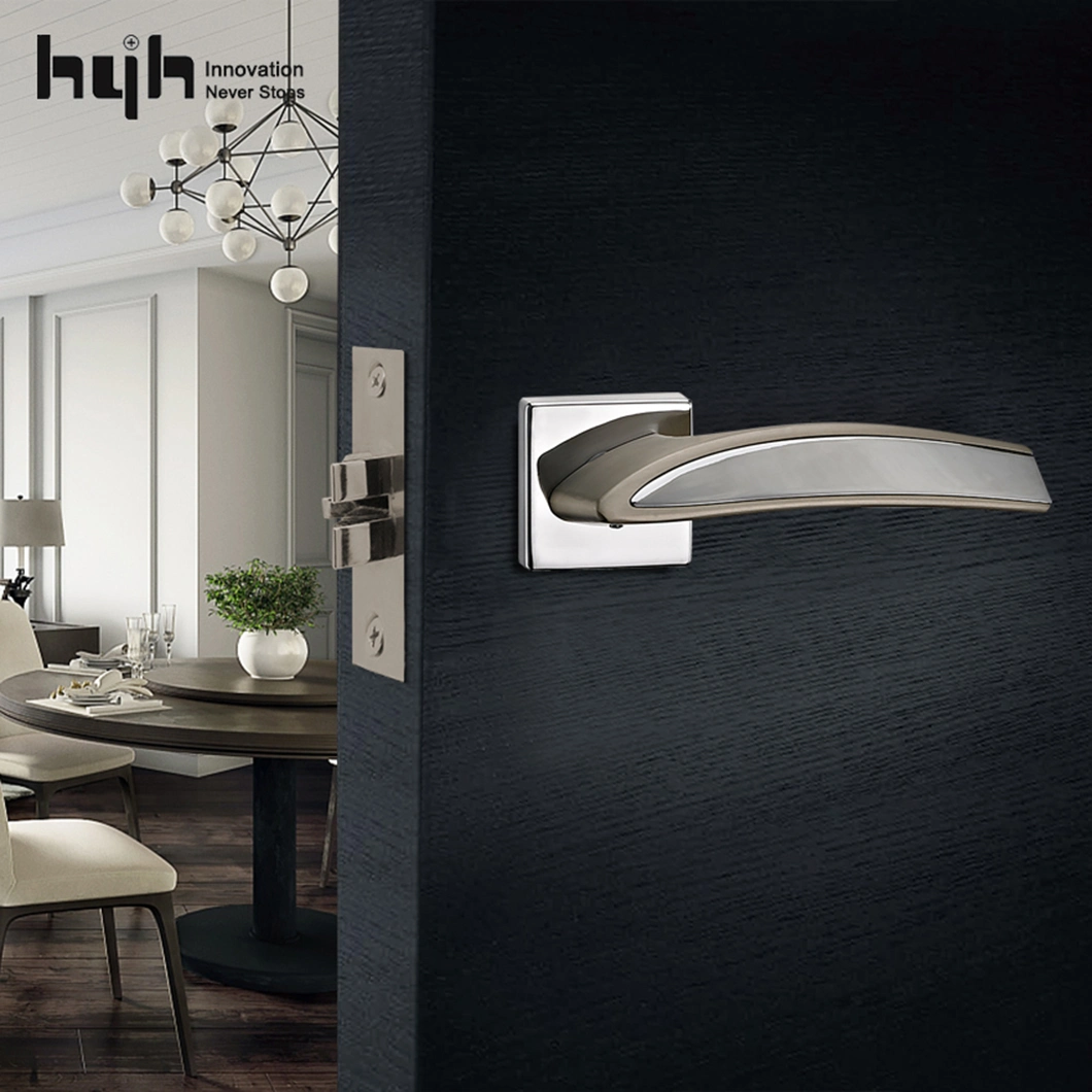Interior Silver Modern Farmhouse Main Internal Door Handle Bedroom Indoor Brushed Nickel Handles Home