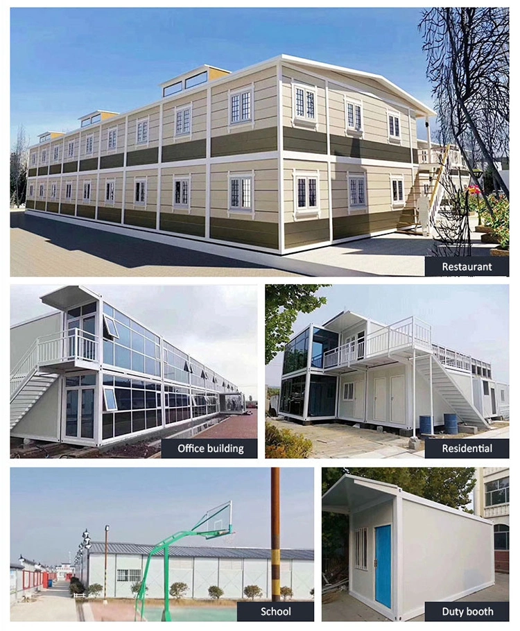 Wholesale 40 Feet 2 Storey Apartment Building Prefab Houses Shipping Container Homes
