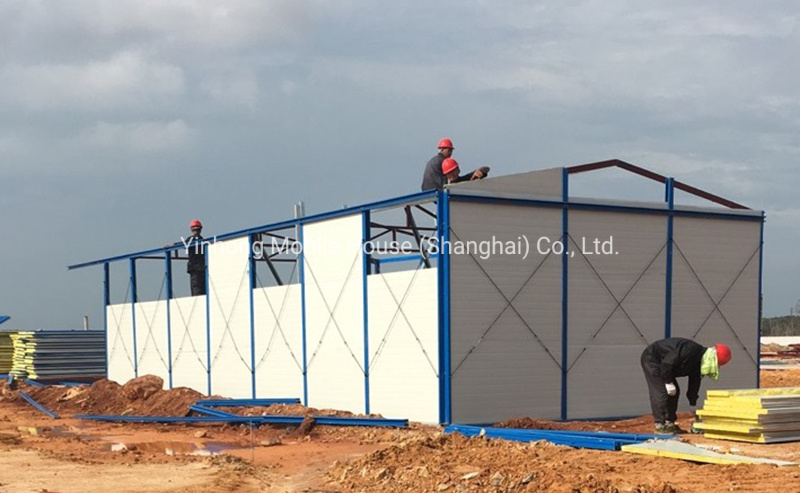 Low Cost Modular House 1 Story Worker Dormitory Modular Home Mobile Home Prefab House