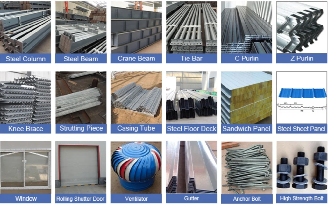 Steel Structure Workshop Building Steel Structure Warehouse Building Prefabricated Steel Building