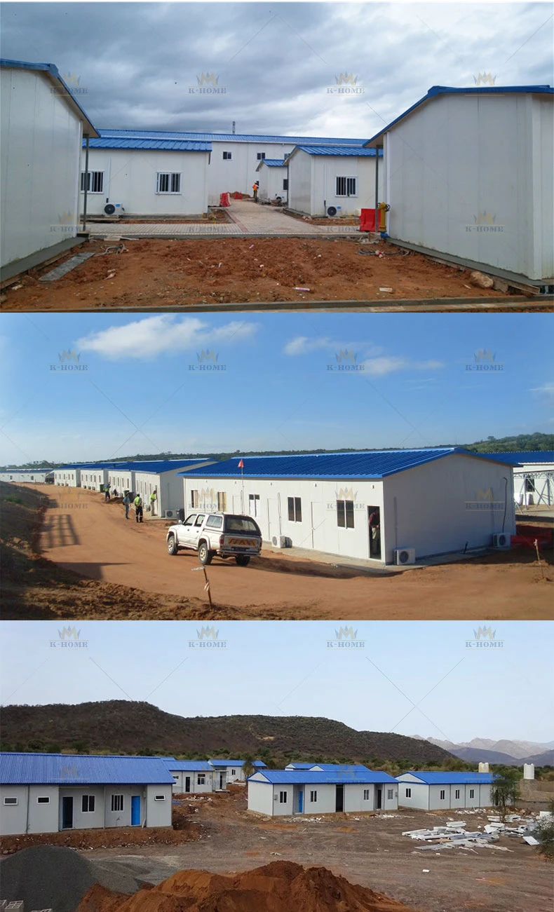 Construction Site Workers Facilities Quick Built Modular Light Steel Frame Homes