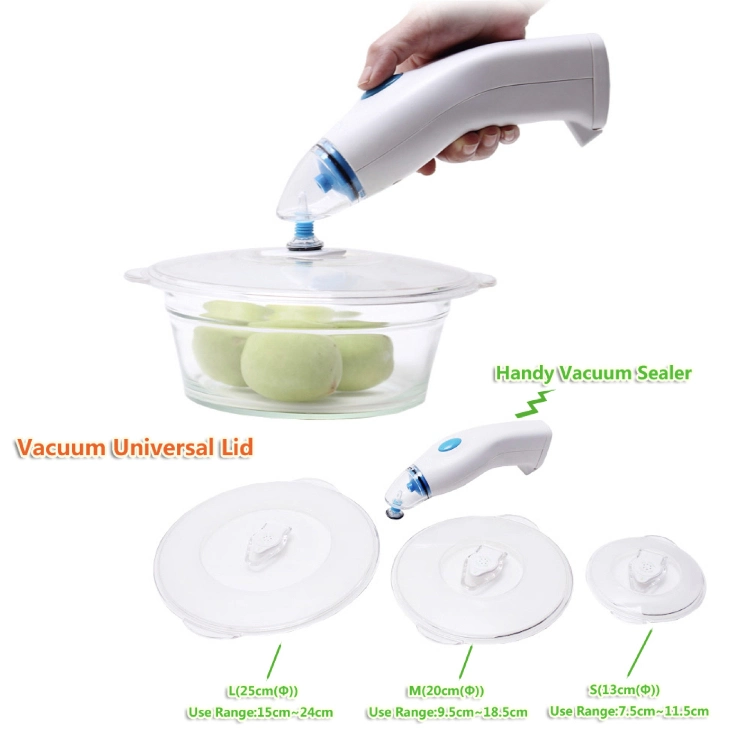 Household Handheld Container/Jar/Can/Lid Valve Food Saver Preserver Electric Vacuum Sealer