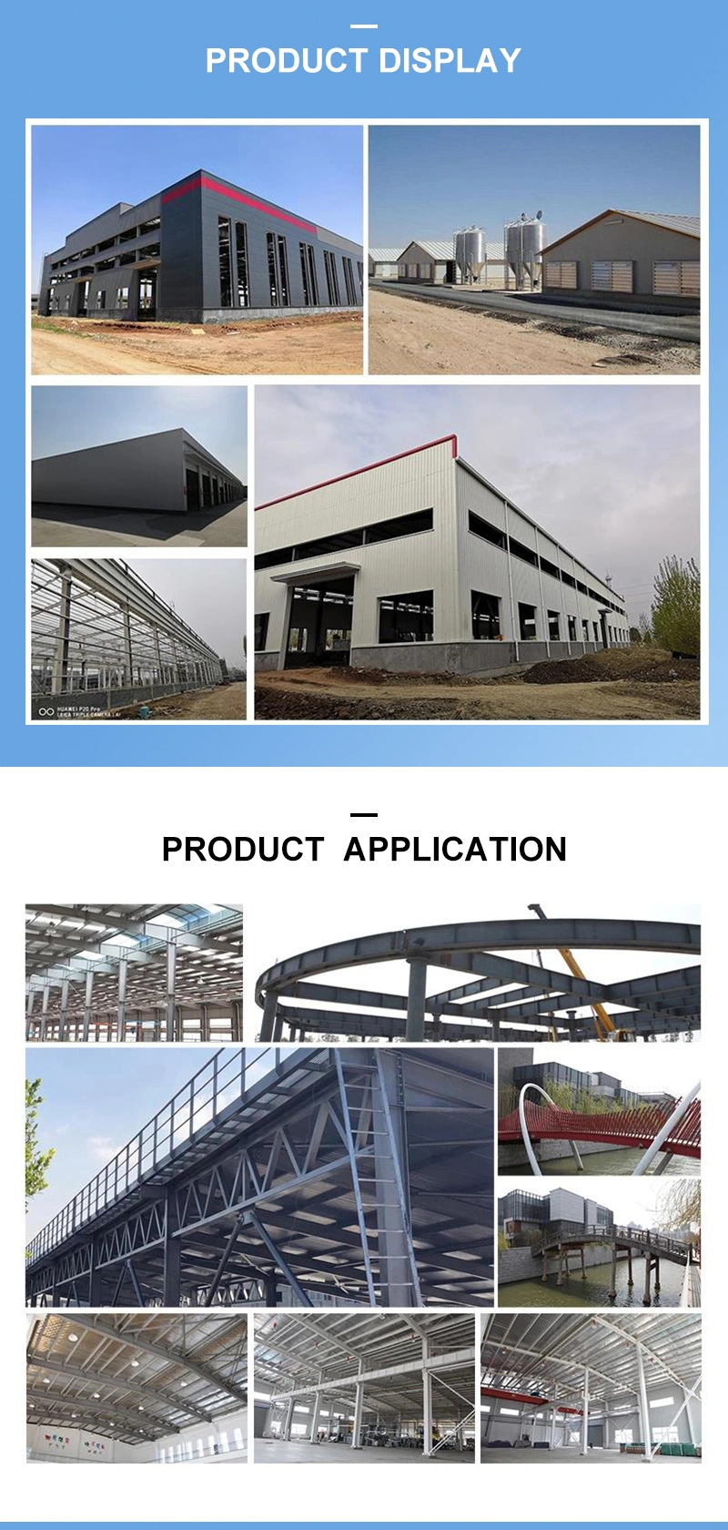 Automatic Submerged Prefabricated Warehouse Steel Structure Warehouse Steel Structure Workshop