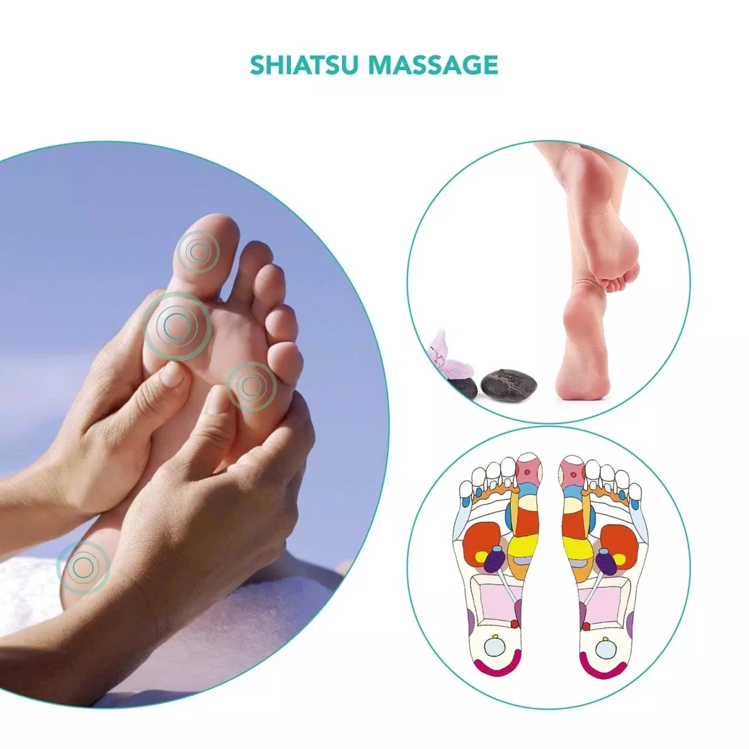 Shiatsu Kneading with Air Pressure and Heating Electric Foot Massager, Home Use Electric Japanese Foot Massage
