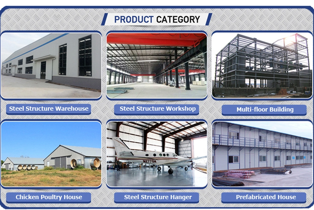 Prefab Construction Design Multi-Storey Prefabricated Steel Structure Warehouse Building and Offices Combined in Argentina