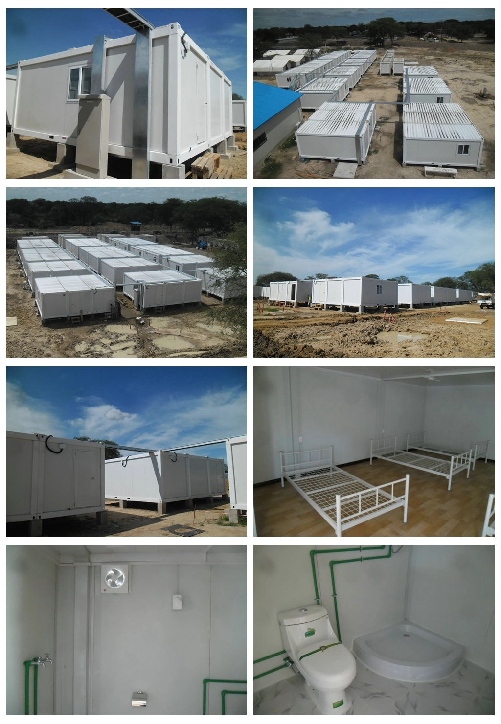 Flatpack Container House Modular Porta Cabin Prefabricated Staff Camp