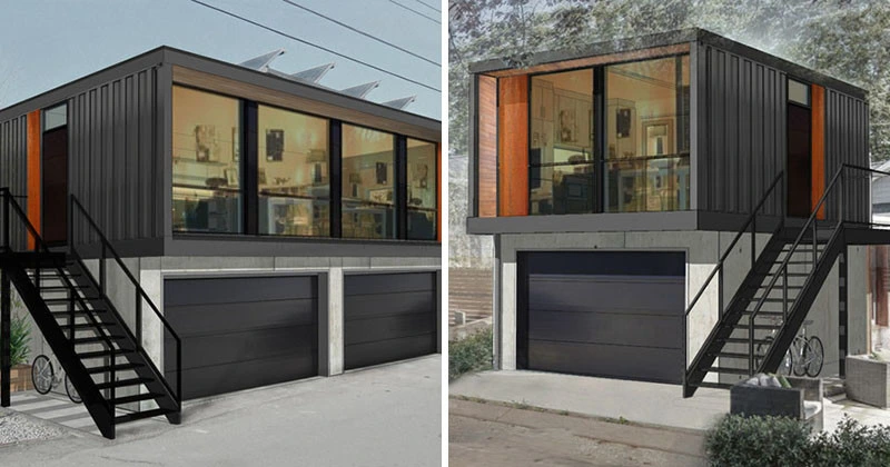 Camp Design Thermal Insulation Material Shipping Container/Prefab Home