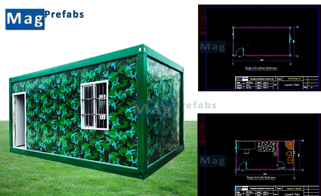 Mag Modular Economic Prefabricated Temporary Portable Container House