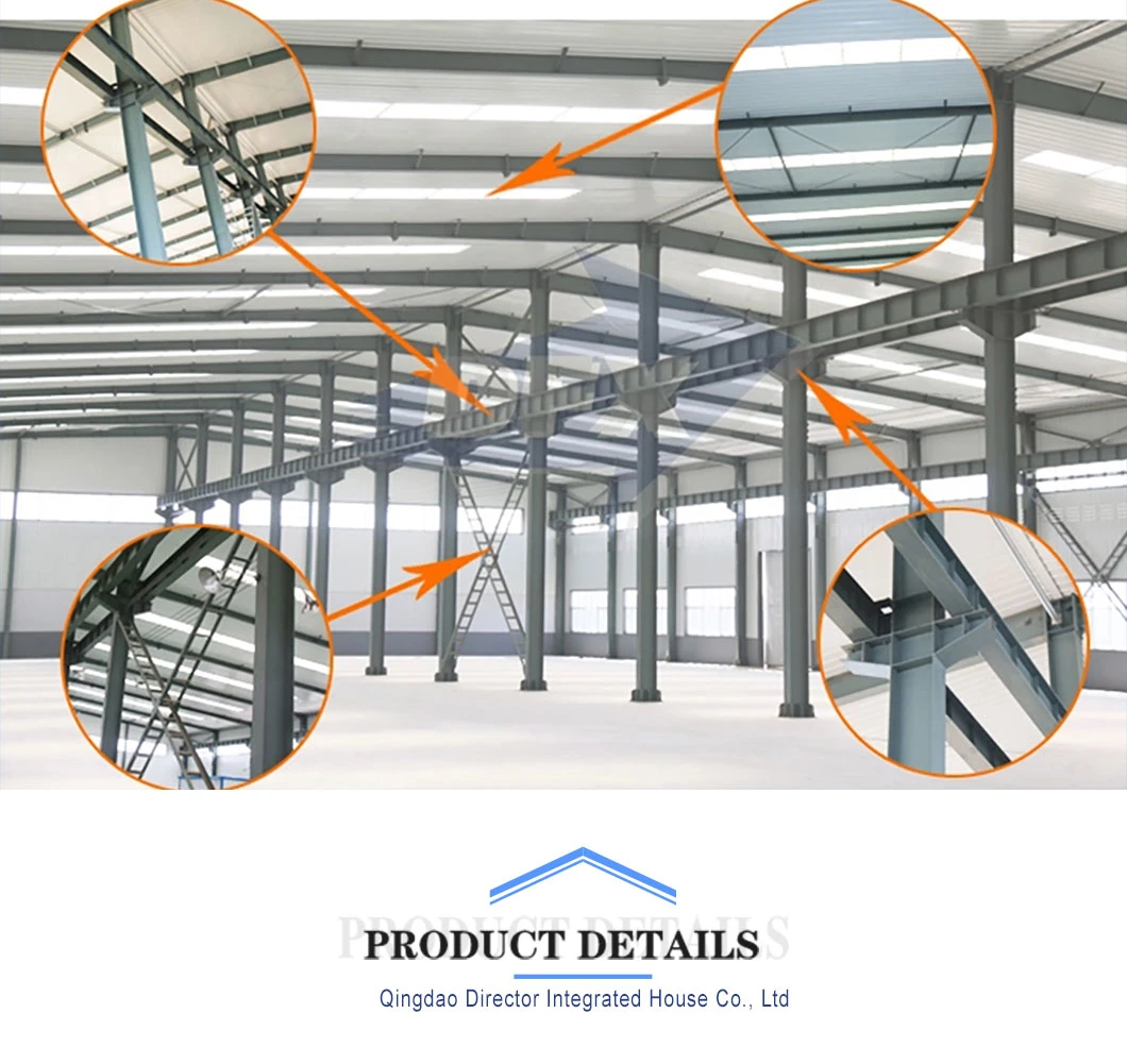 Dfx Design Eco-Friendly Fully Furnished Warehouse Prefabricated Prefabricated Modular Warehouse