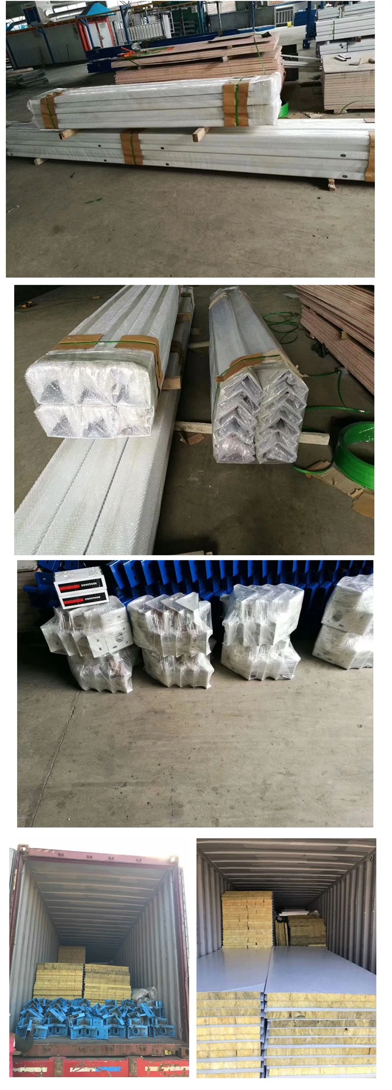 Prefabricated /Prefab Flat Pack Container House for Office Container Office with Walkway Inside