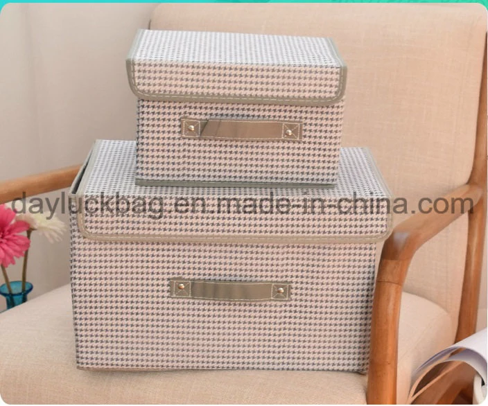Home Office Canvas Foldable Fabric Storage Boxes