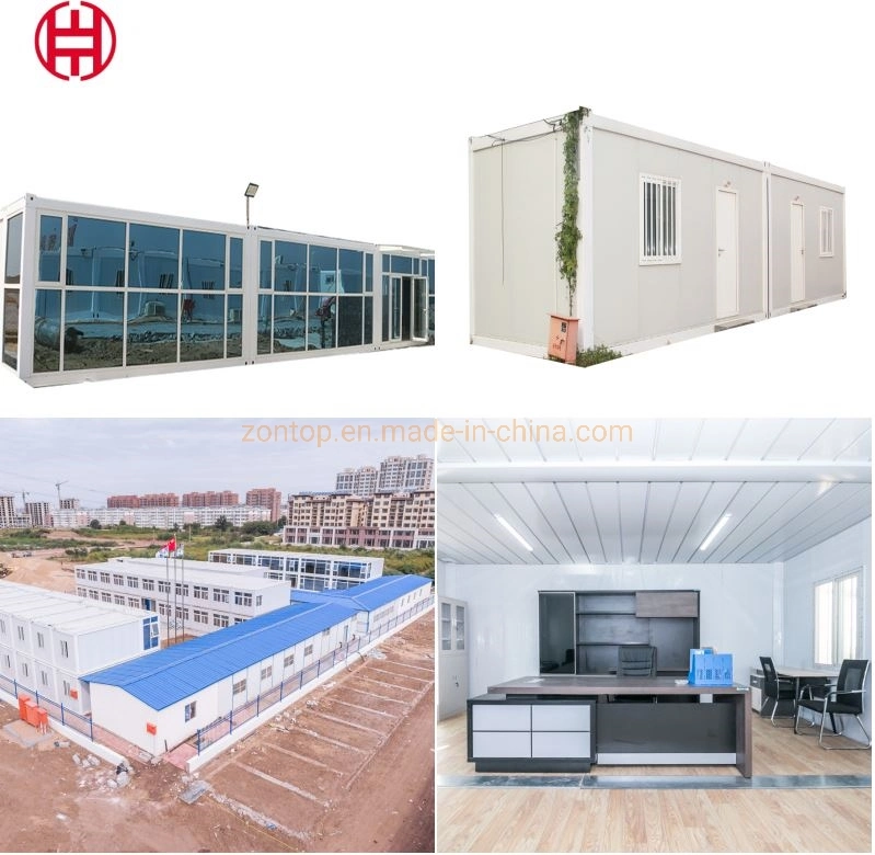 Easy Install Fireproof Sandwich Panel House 20 FT Container House with Bathroom for Living