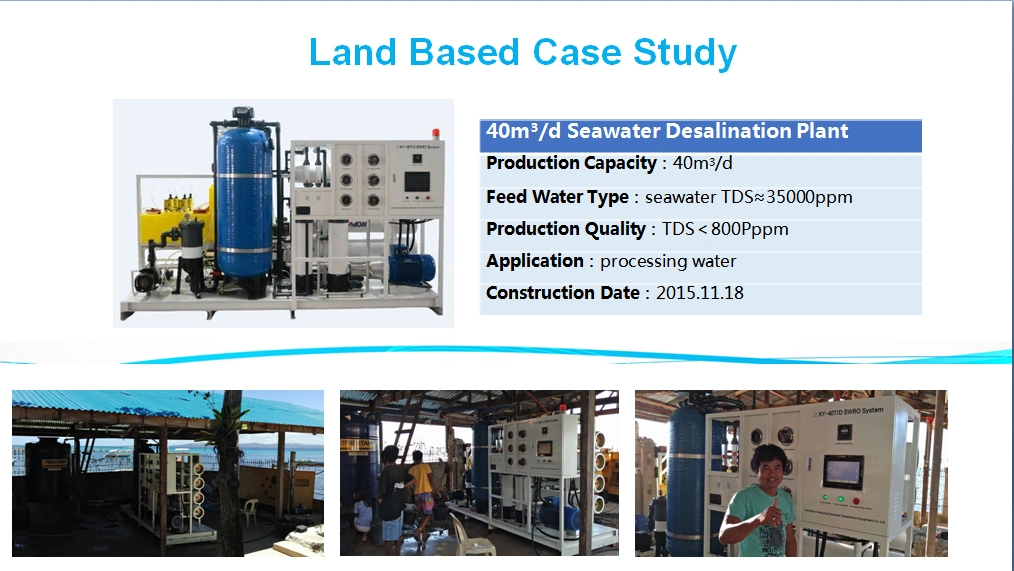 Containerized Seawater Desalination System Container Housing Bwro Unit