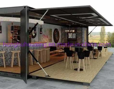 Steel Structure Prefabricated Modular 20 FT Fiberglass Prefab Home Container Shop for Cafe/Coffee
